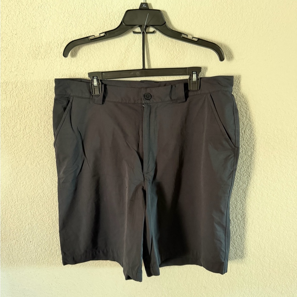 Under Armour Men's Black Flat Front Shorts